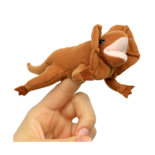 Animals of Australia Finger Puppet Frilled Neck Lizard