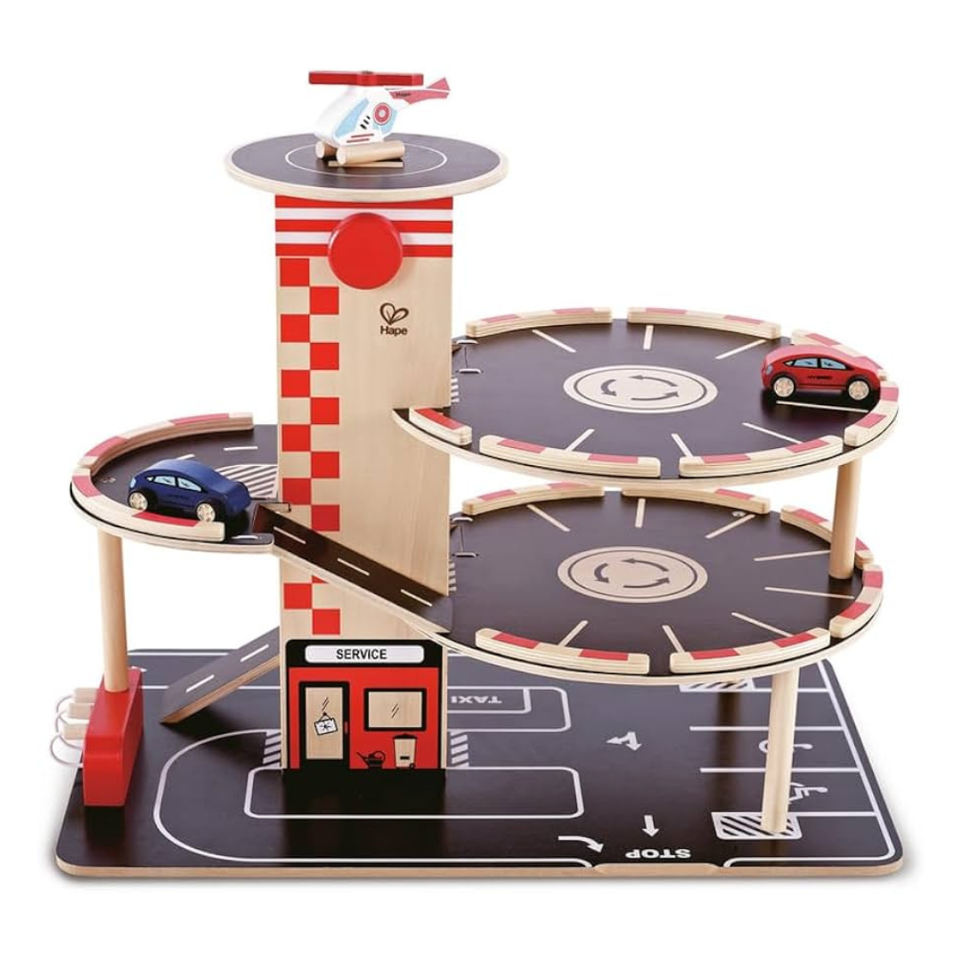 Hape Park n Go Garage Wooden