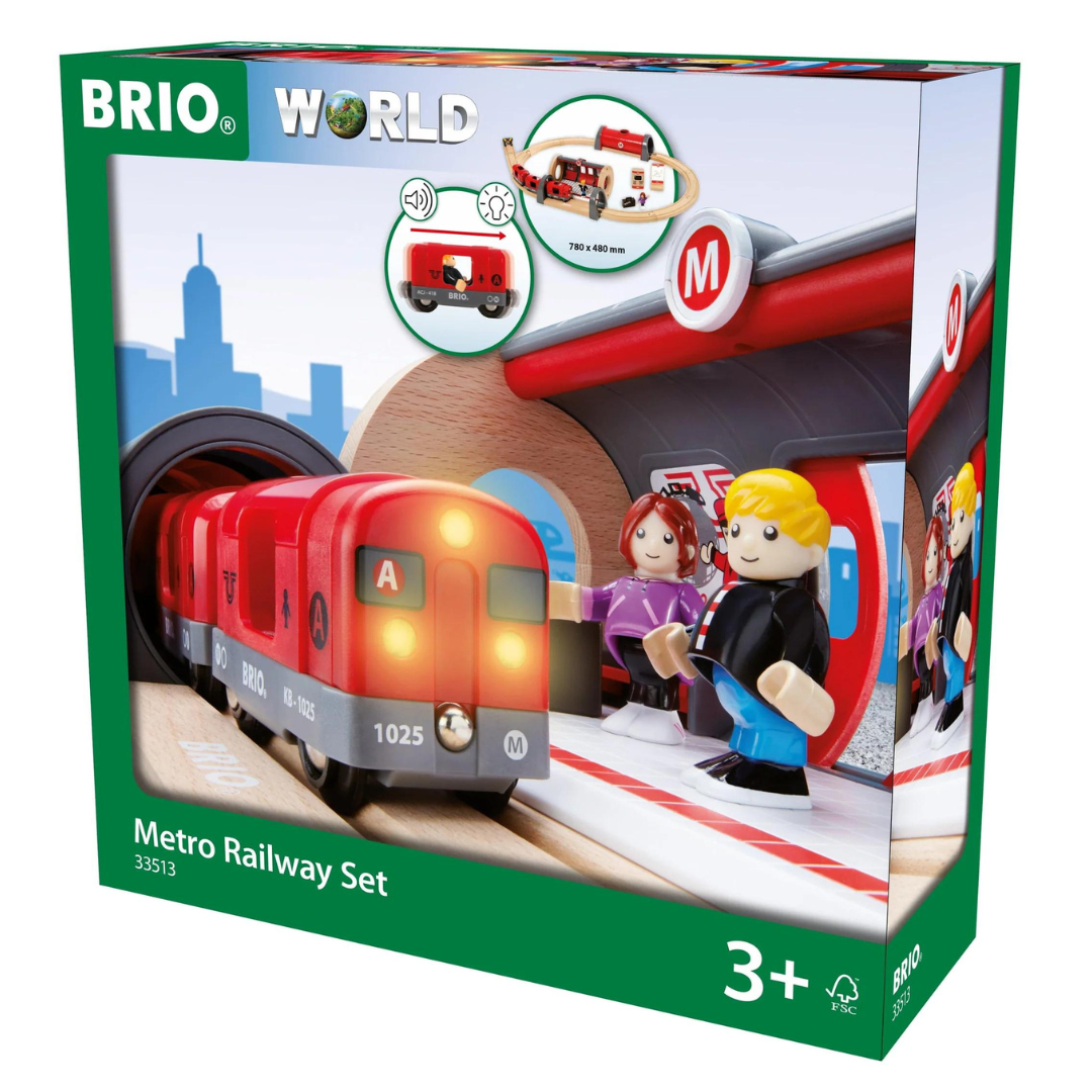 BRIO Metro Railway Set 20 Pieces 33513