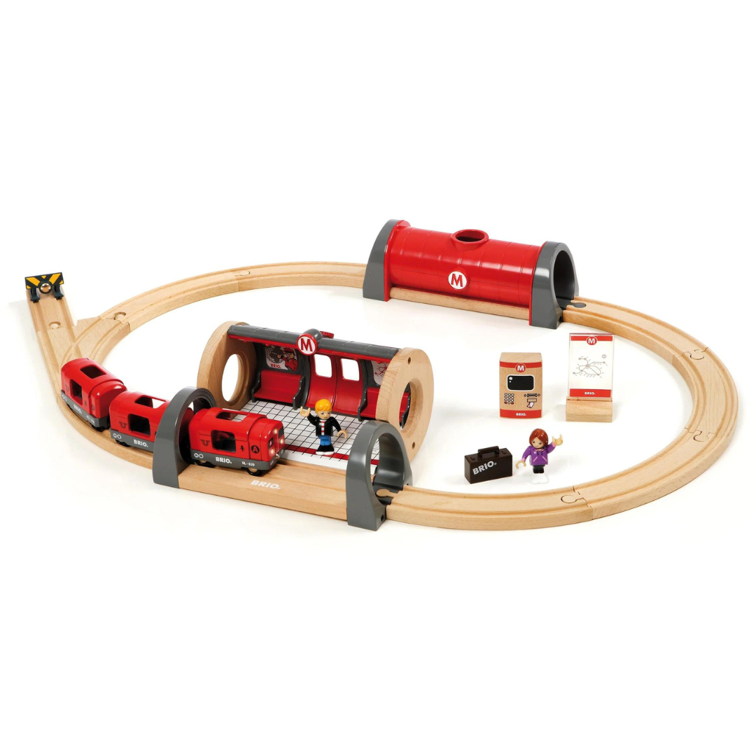 BRIO Metro Railway Set 20 Pieces 33513