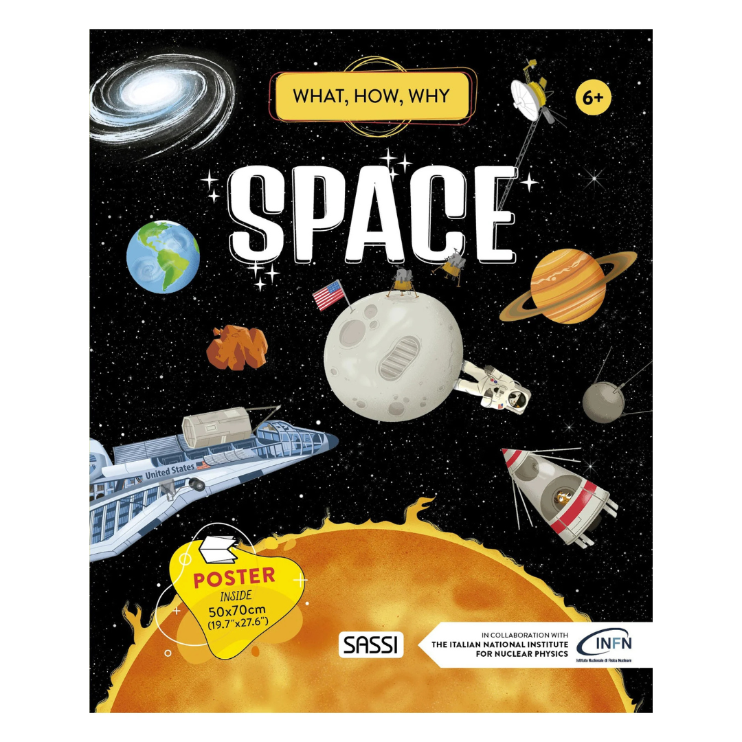 Sassi - What How Why Space Book and Poster