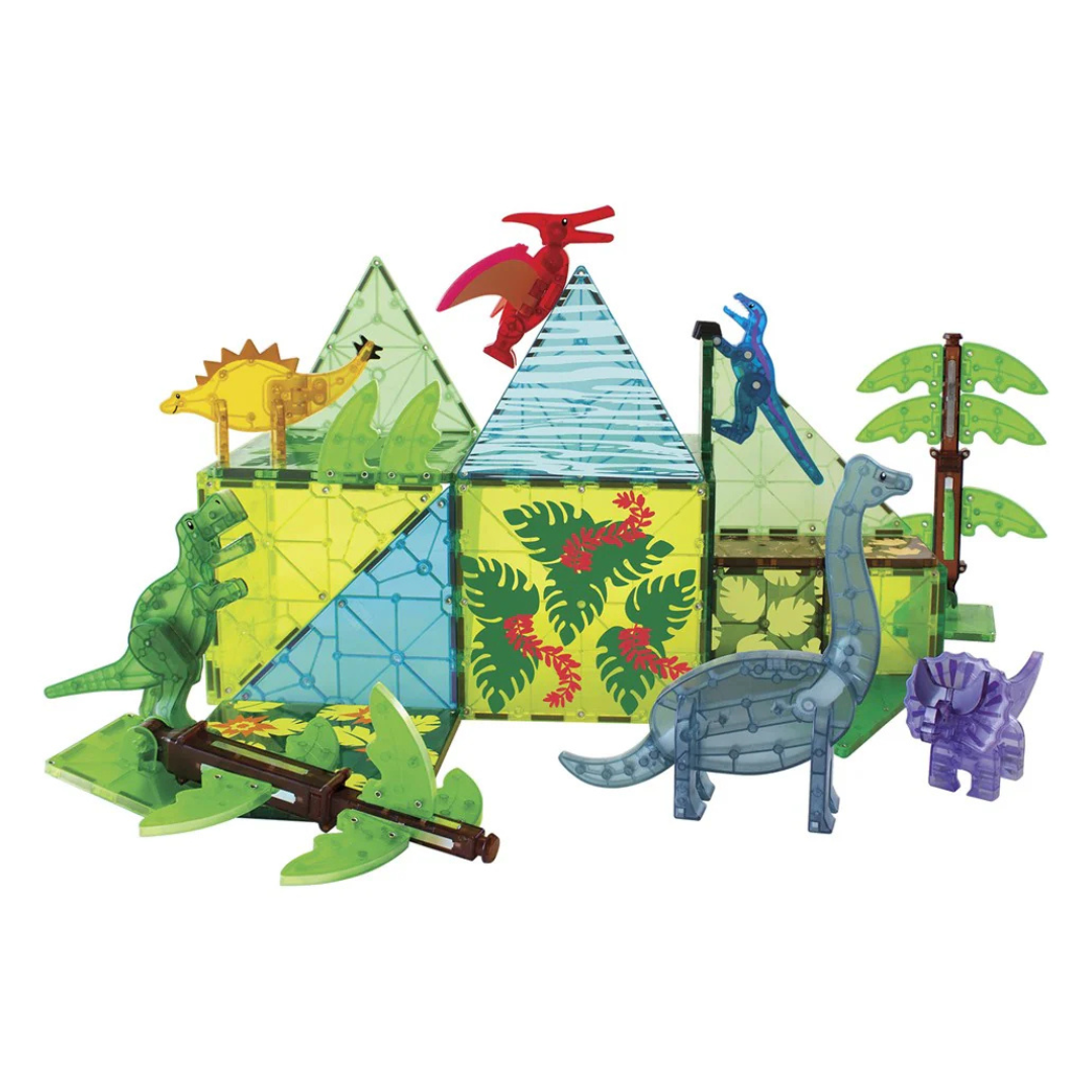 Magna-Tiles Dino World XL - 50 Piece Set