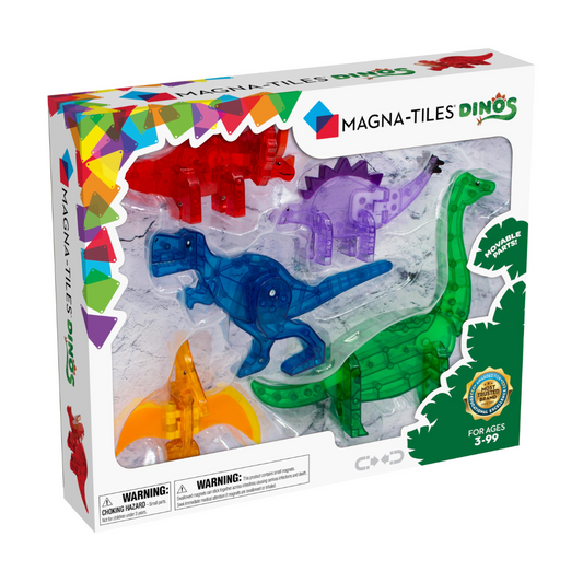 Magna-Tiles Dinos - 5 Piece Set