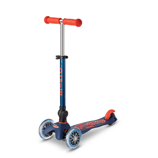Micro Scooter Mini Deluxe Foldable Navy Blue