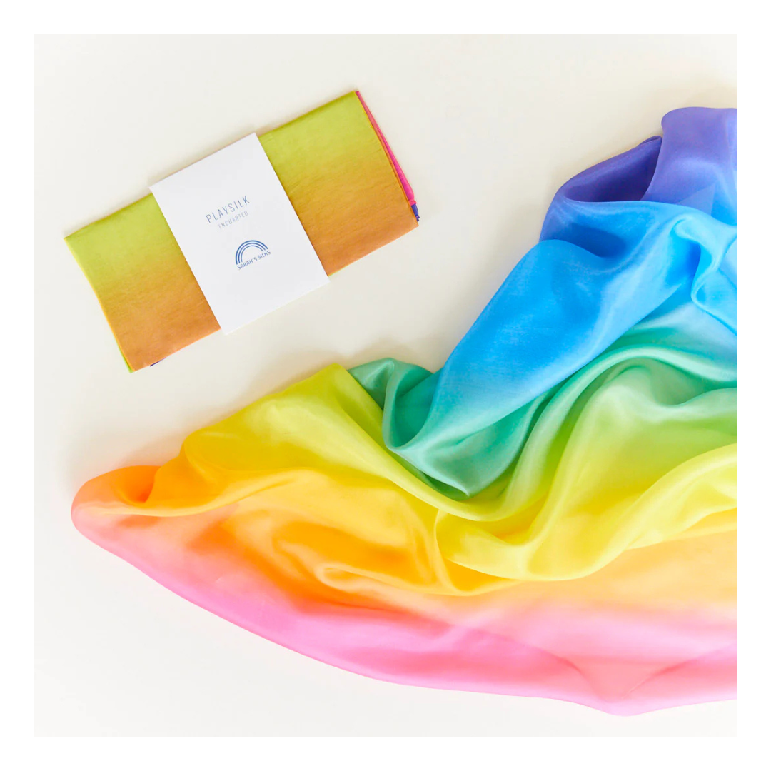 Sarah's Silks Enchanted Playsilk Rainbow