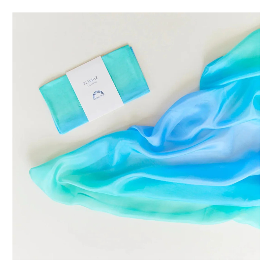 Sarah's Silks Enchanted Playsilk Sea