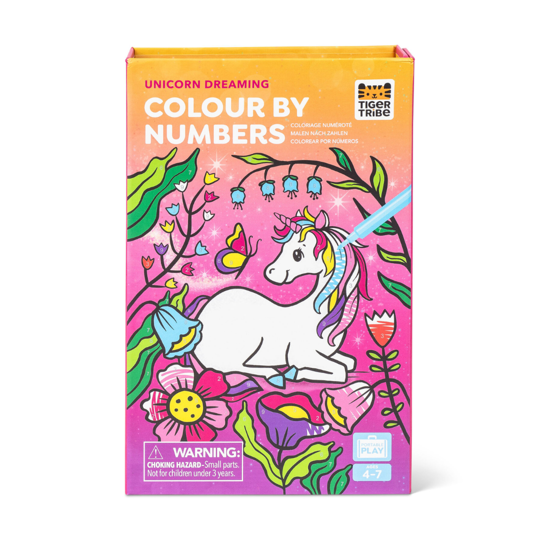Tiger Tribe Colour by Numbers - Unicorn Dreaming