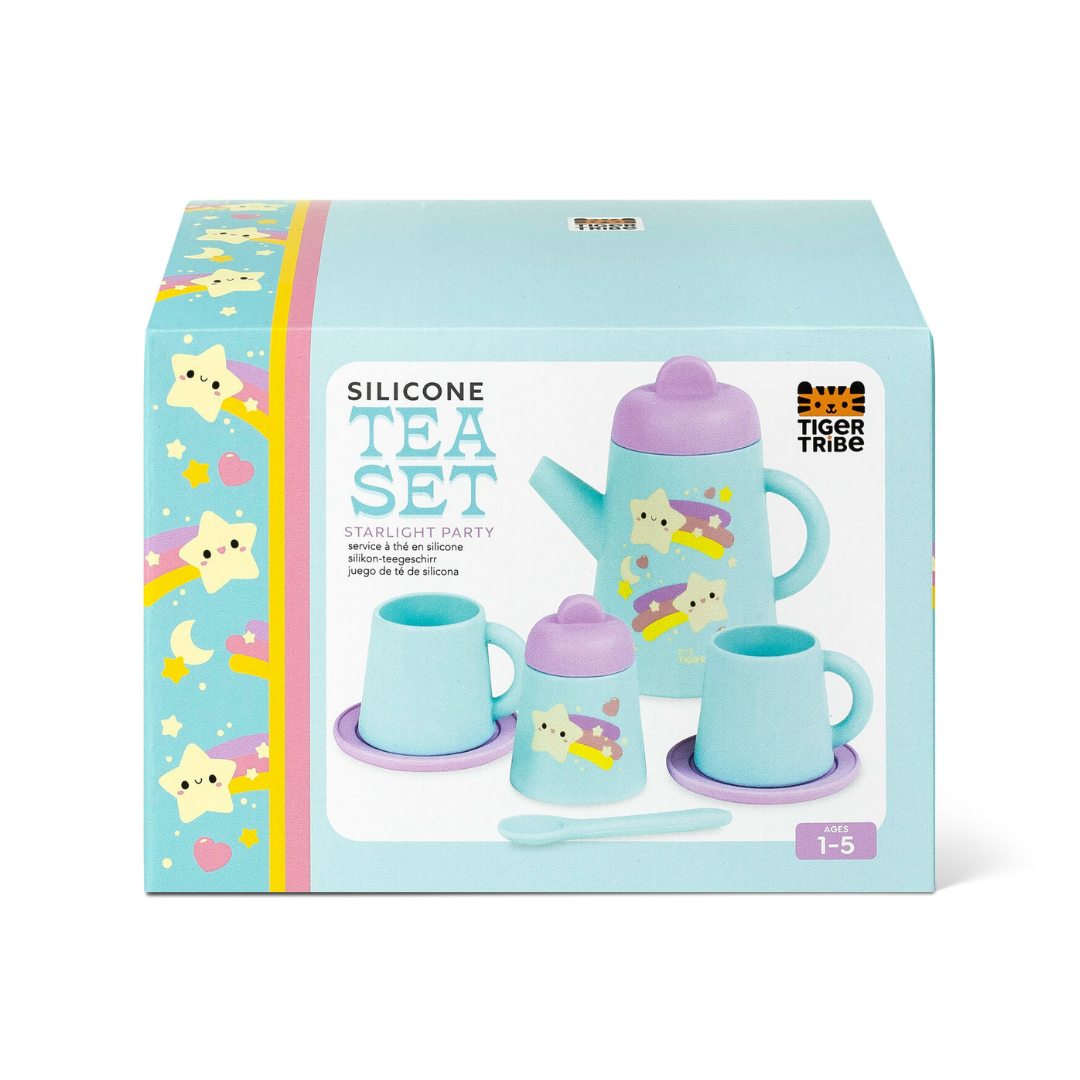 Tiger Tribe Silicone Tea Set - Starlight Party