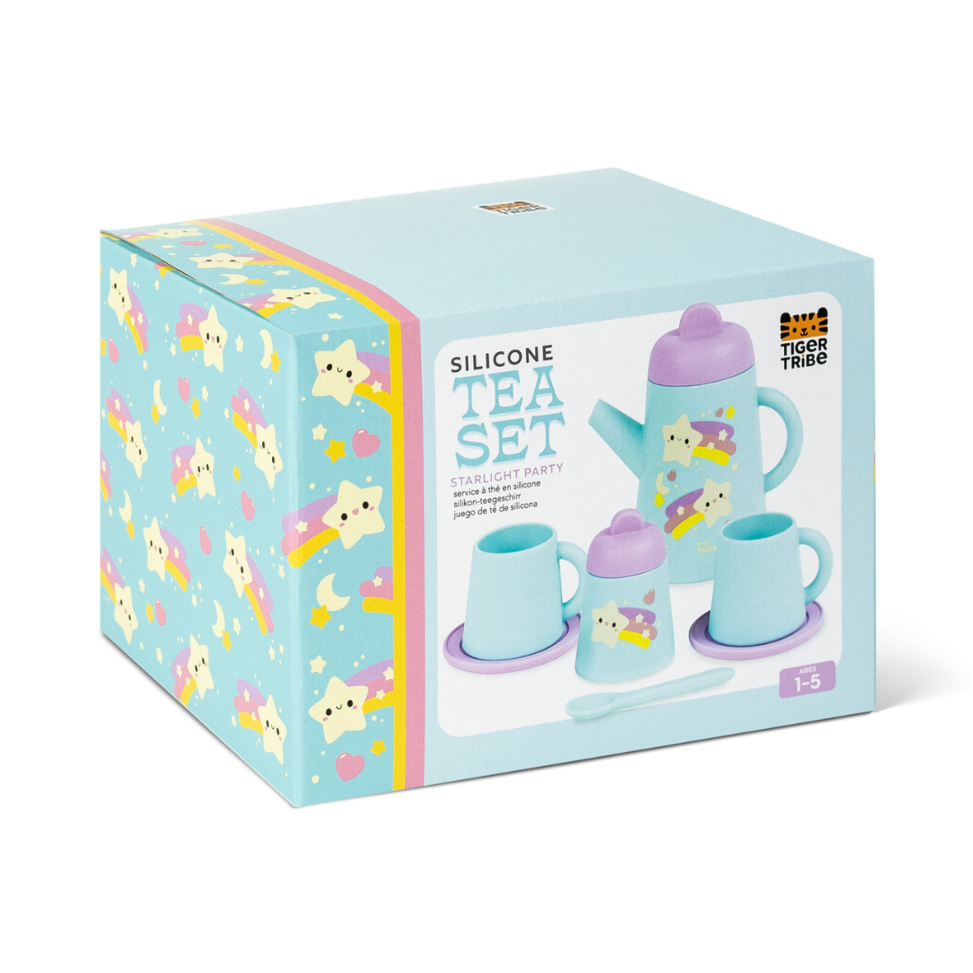 Tiger Tribe Silicone Tea Set - Starlight Party
