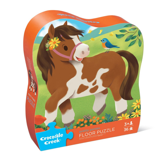 Crocodile Creek - Classic Floor Puzzle - Pretty Ponies | 36 Piece