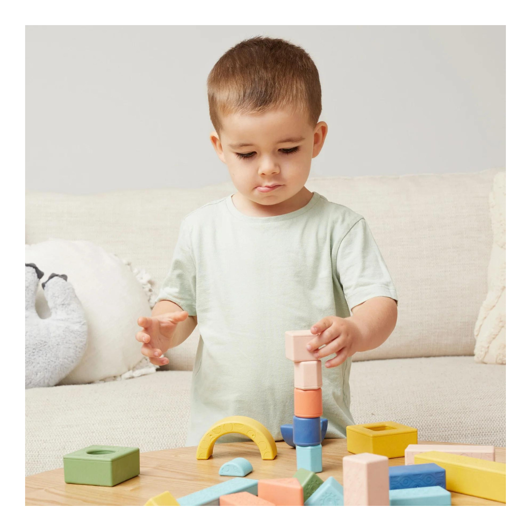 Tiger Tribe Rattle & Stack Blocks - Starter | 11 Blocks