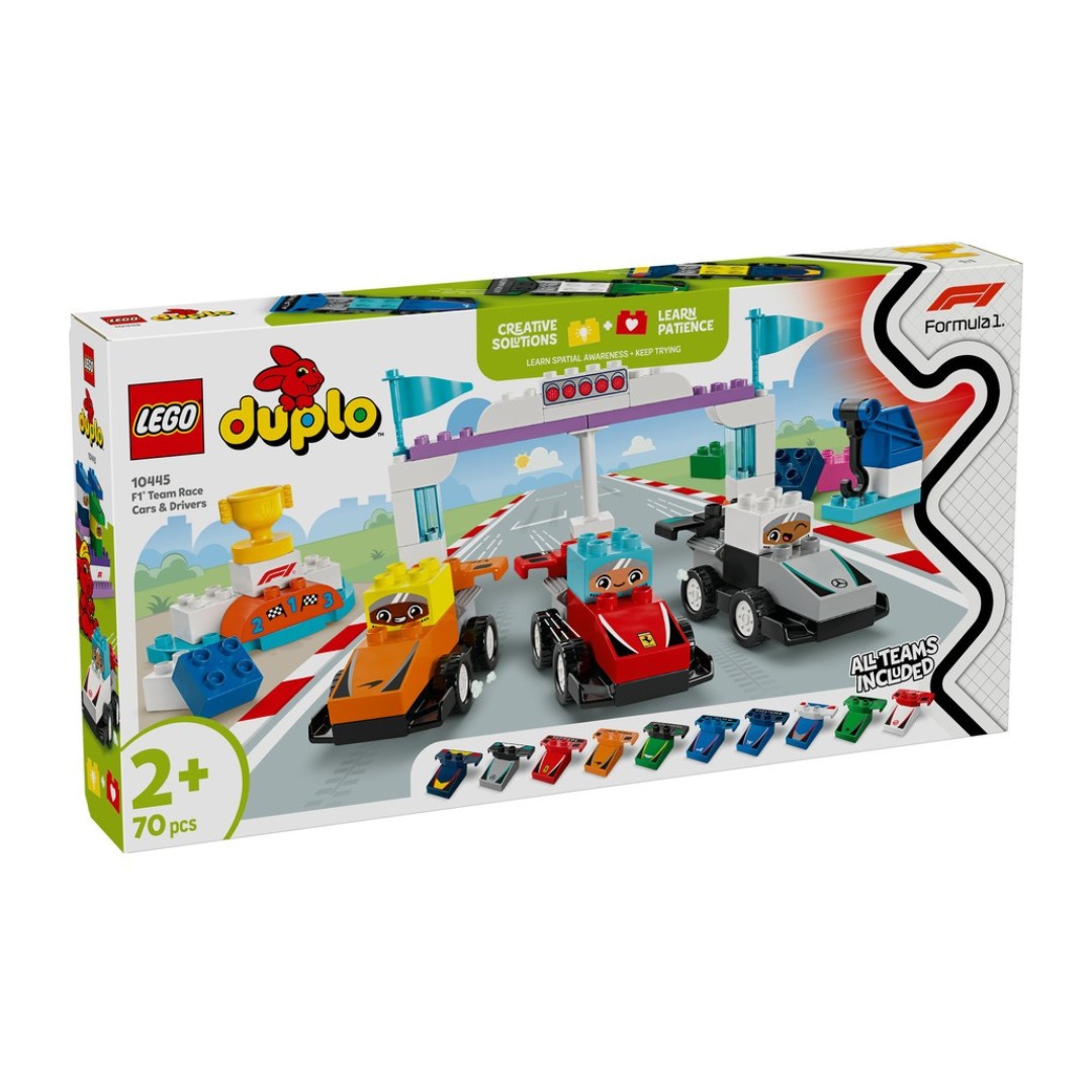 DUPLO by LEGO F1 Team Race Cars & Drivers 10445