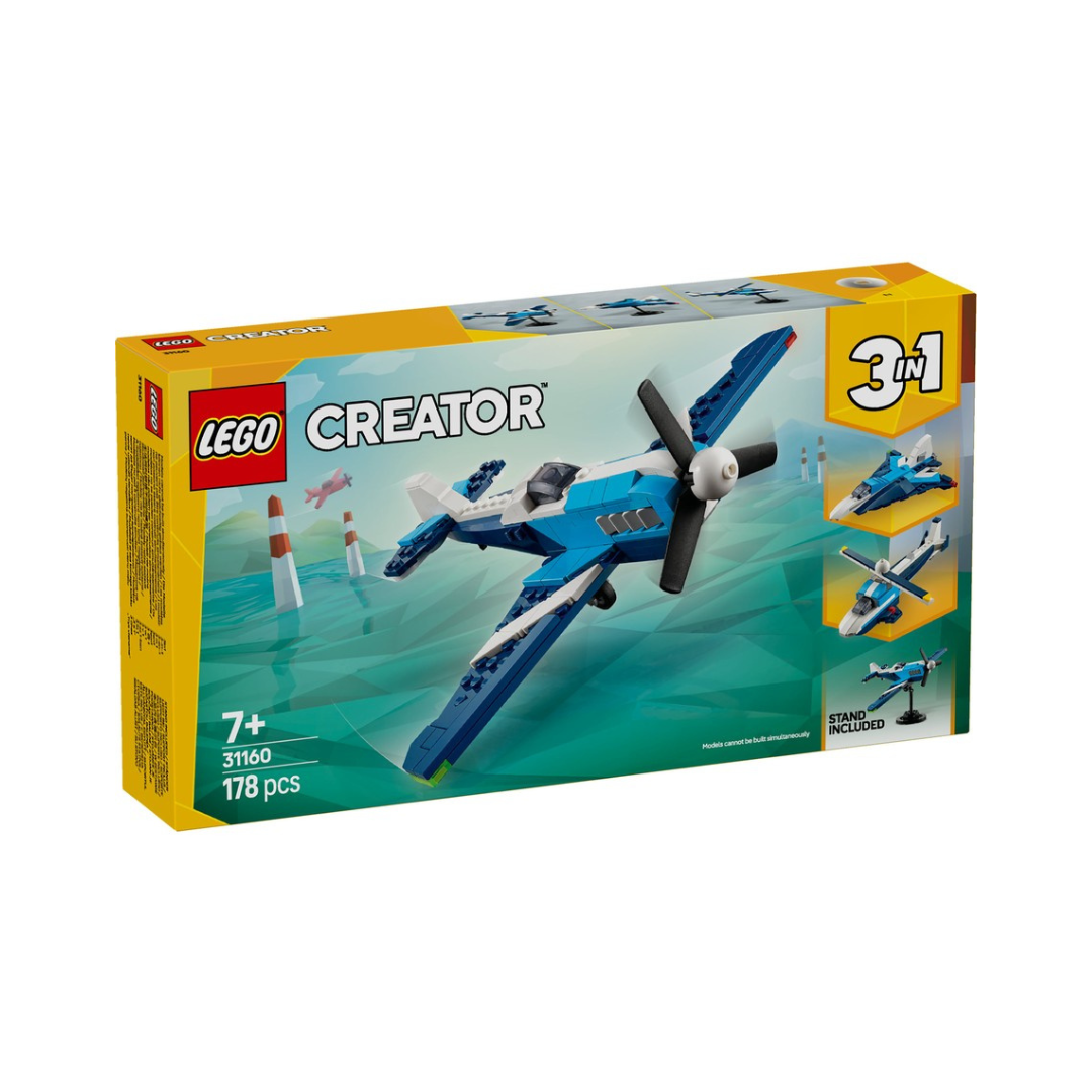 LEGO Creator 3 in 1 Aircraft: Race Plane 31160