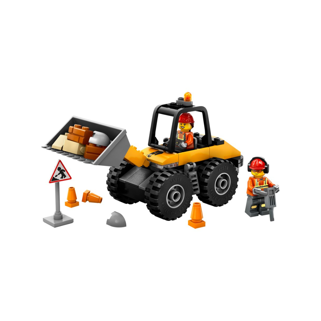 LEGO City Yellow Construction Wheel Loader 60450