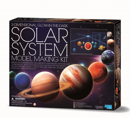 4M 3-Dimensional Glow in the Dark Solar System Model Making Kit