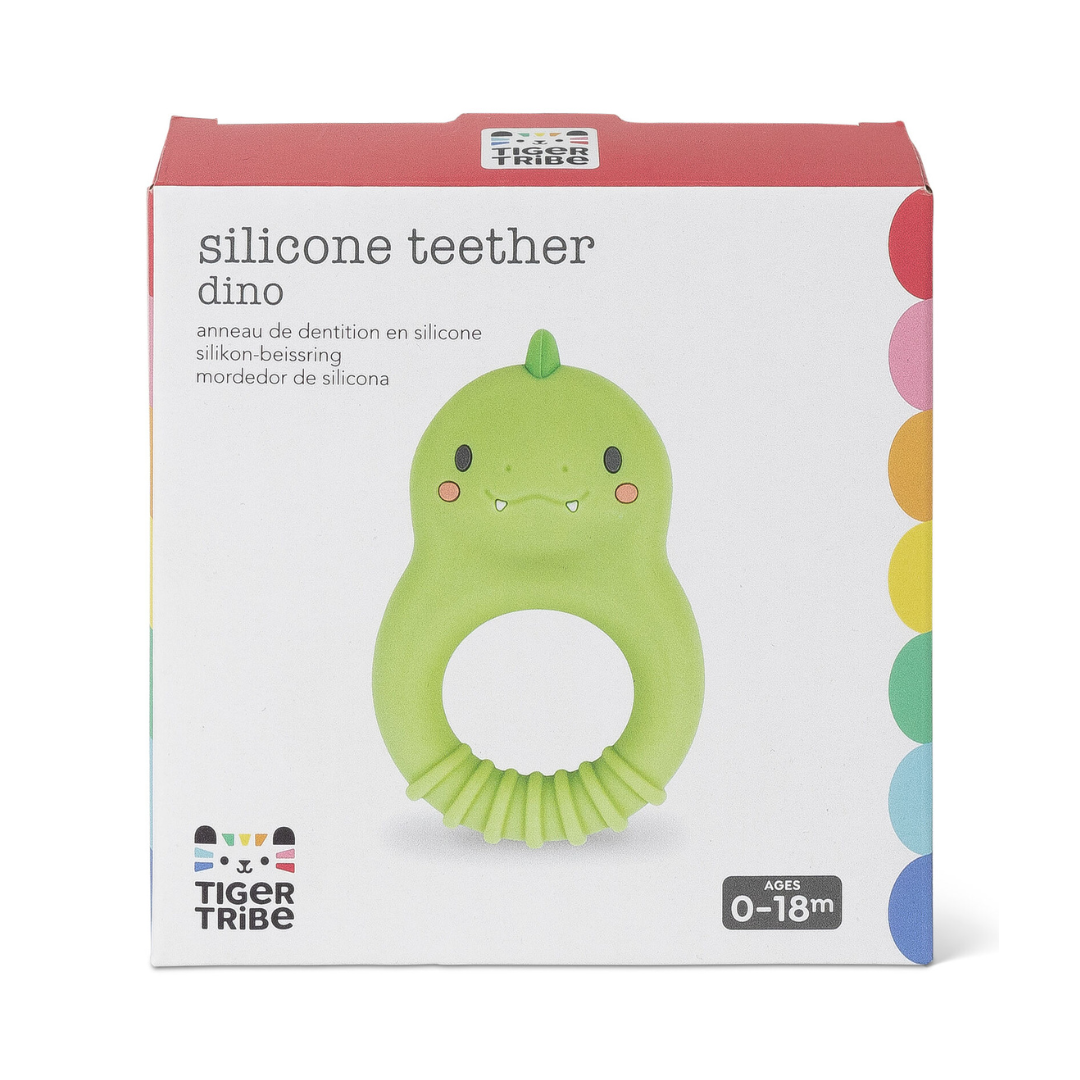 Tiger Tribe Silicone Teether - Dino