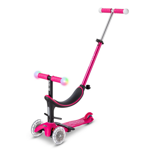 Micro Scooter Mini2Grow Deluxe Magic LED Scooter - Pink