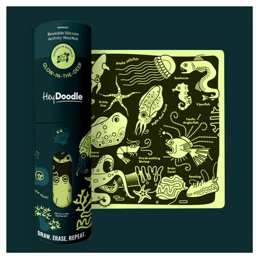 Hey Doodle MiniMat - Glow In The Deep