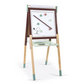 Janod - Height Adjustable Blackboard + Whiteboard | Burgundy