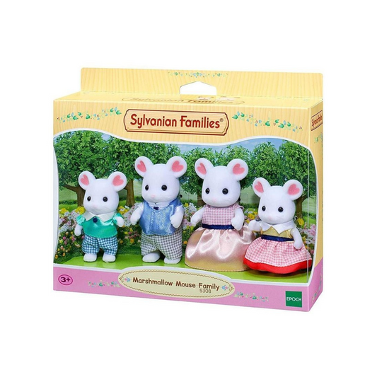 Sylvanian Families - Marshmallow Mouse Family