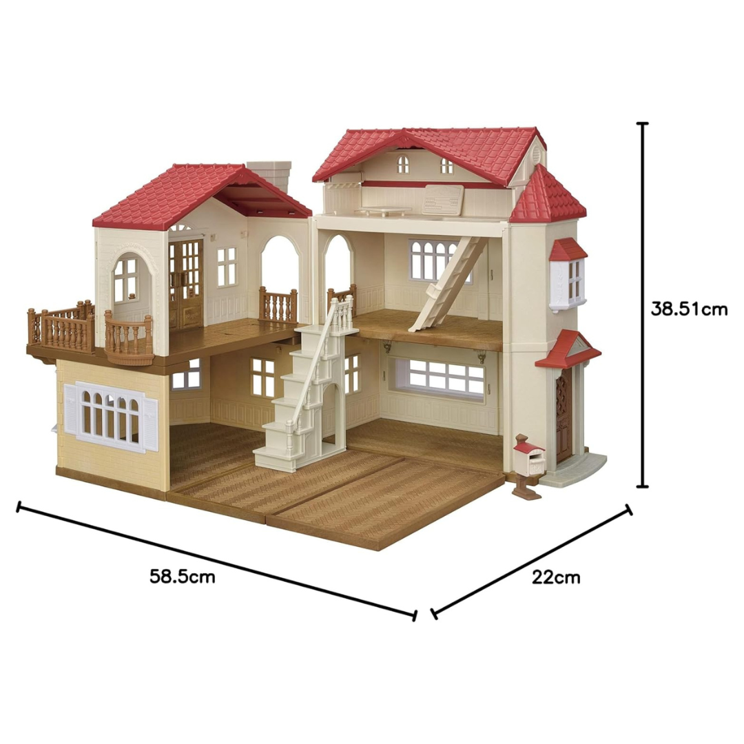 Sylvanian Families - Red Roof Country Home with Attic