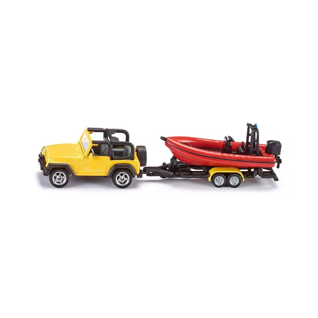 Siku Jeep with Boat