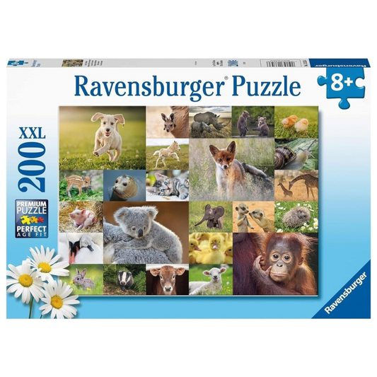 Ravensburger Cute Animal Babies Puzzle 200pc
