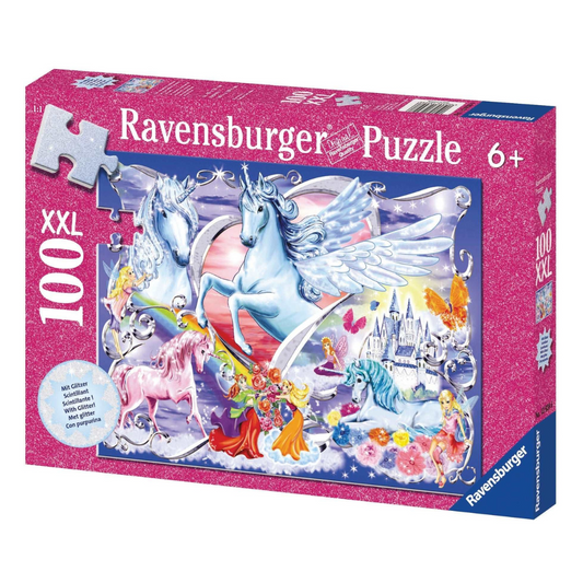 Ravensburger Amazing Unicorns Glitter Puzzle 100pc