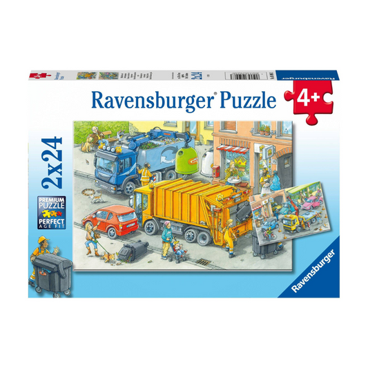 Ravensburger Working Trucks Puzzle 2x24pc