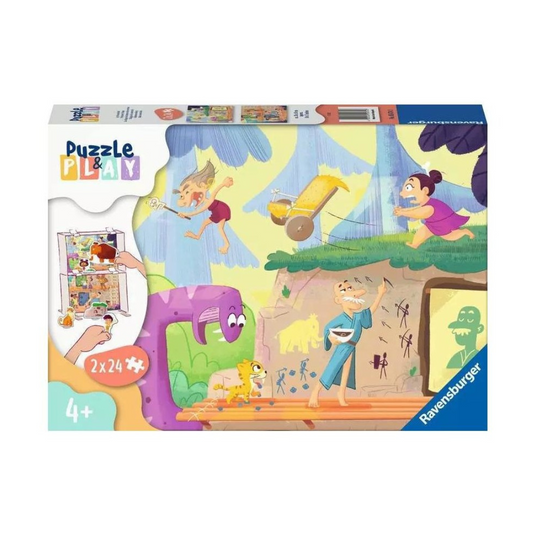 Ravensburger Prehistoric People Puzzle 2x24pc