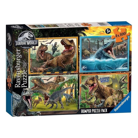 Ravensburger Jurassic World Bumper Pack Puzzle 4 x 100pc