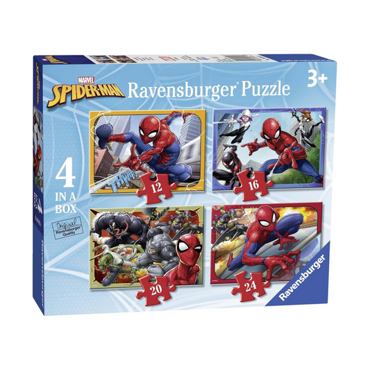 Ravensburger Marvel Spider-Man Puzzle 12, 16, 20 and 24pc