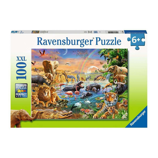 Ravensburger Savannah Jungle Waterhole Puzzle 100pc