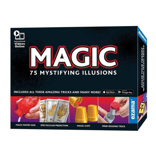 Ezama 75 Mystifying Illusions Tricks - Magic Trick Set