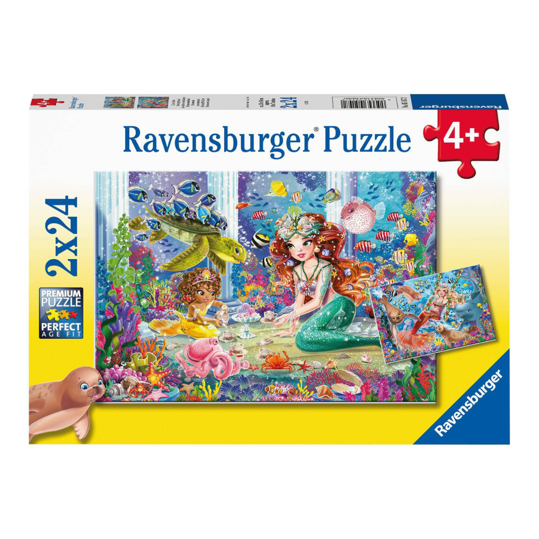 Ravensburger Mermaid Tea Party Puzzle 2 x 24pc