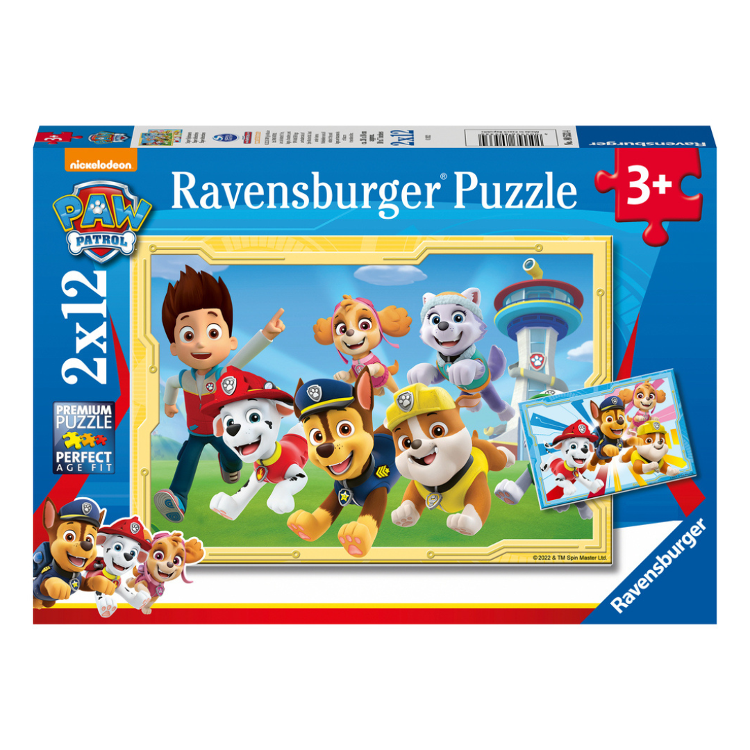 Ravensburger Paw Patrol Super Detectives Puzzle 2x12pc