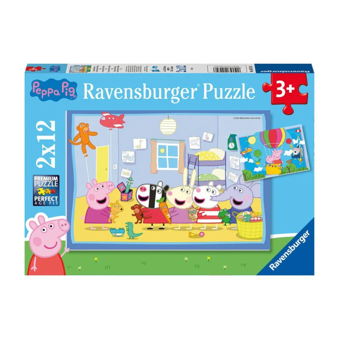 Ravensburger Peppa's Adventures Puzzle 2 x 12pc