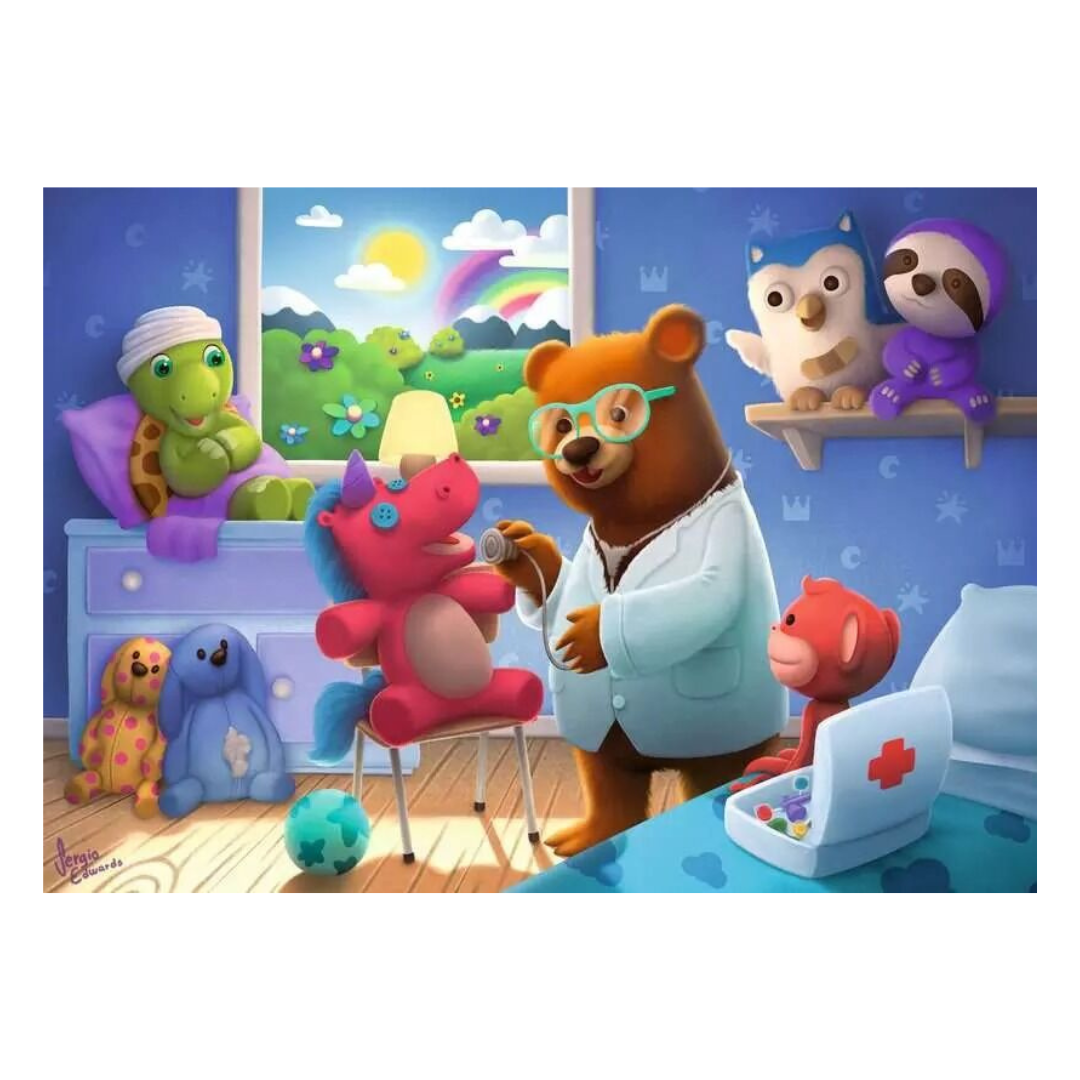 Ravensburger Stuffed Animal Hospital Puzzle 35pc
