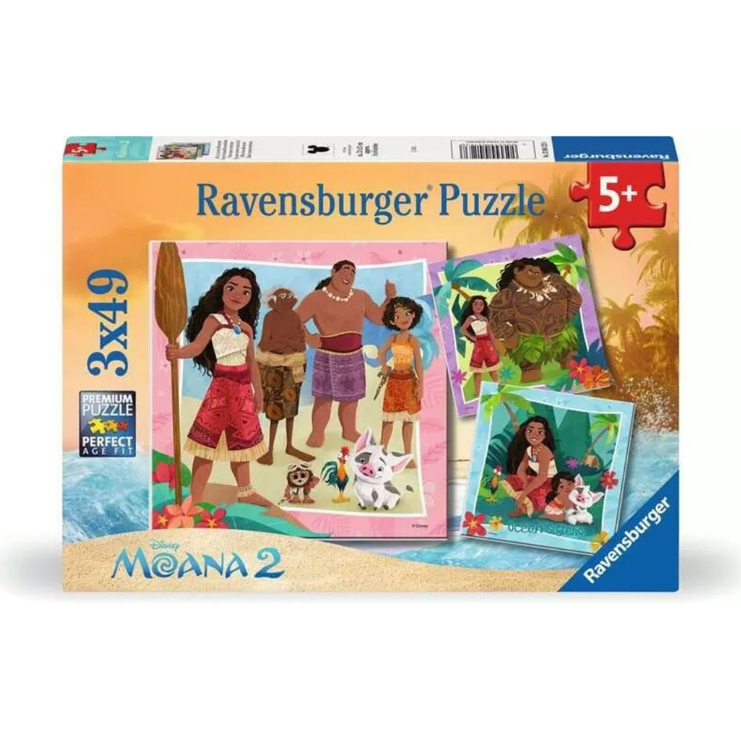 Ravensburger Disney Moana 2 Puzzle 3 x 49pc