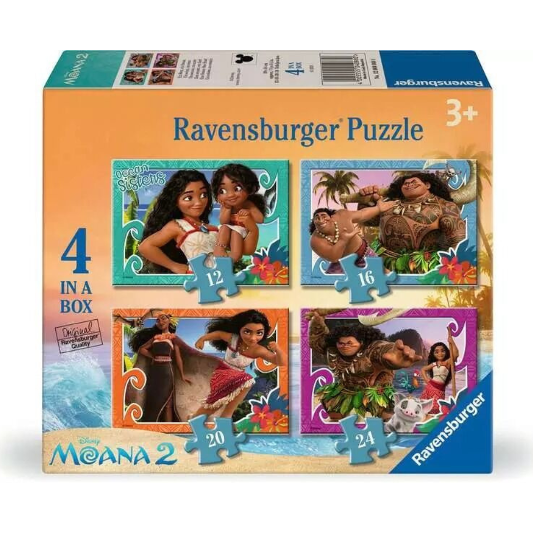 Ravensburger Disney Moana 2 Puzzle 12, 16, 20 and 24pc