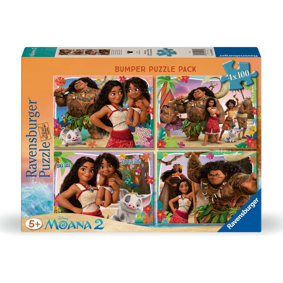 Ravensburger Disney Moana Bumper Pack Puzzle 4 x 100pc