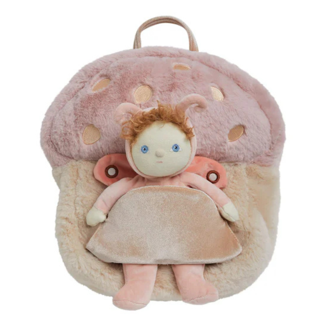 Olli Ella - Hopalong Mushroom Backpack - Pink
