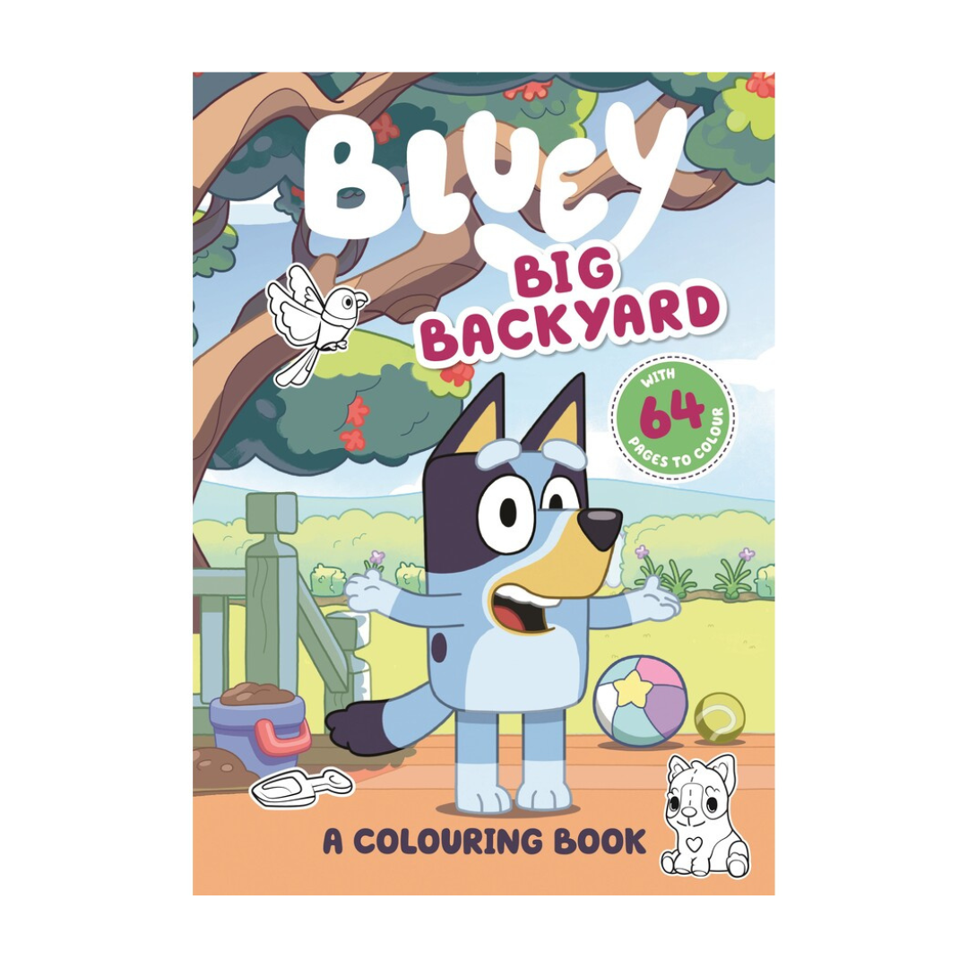 Bluey: Big Backyard Colouring Book