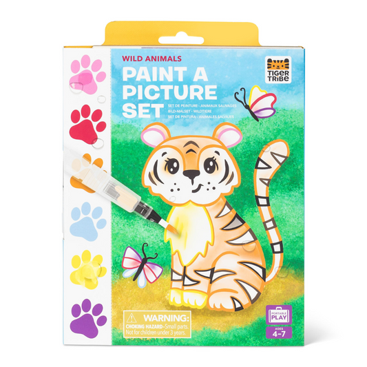 Tiger Tribe Paint a Picture Set - Wild Animals