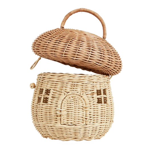 Olli Ella - Rattan Mushroom Basket - Natural