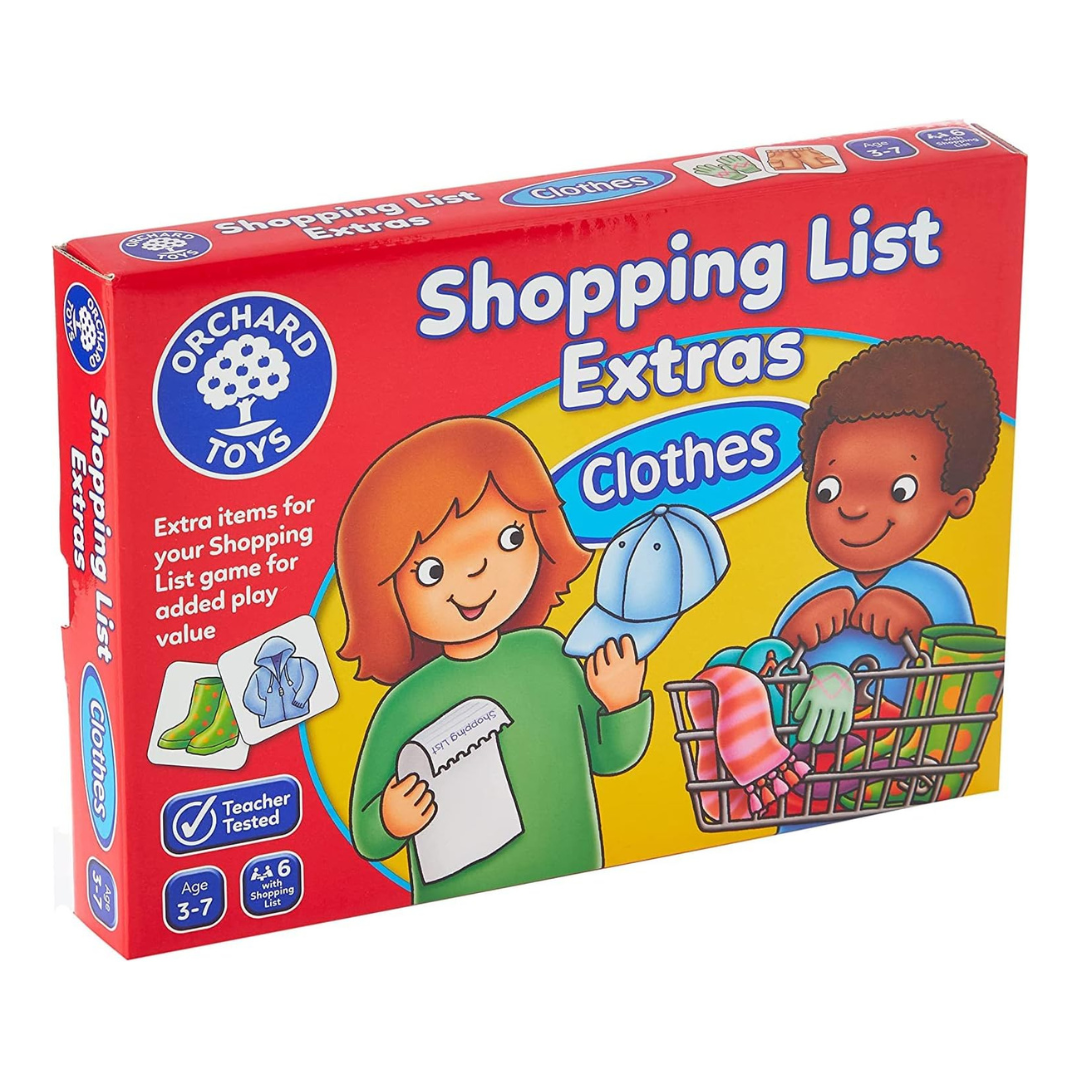 Orchard Toys Shopping List Booster Pack Clothes Game