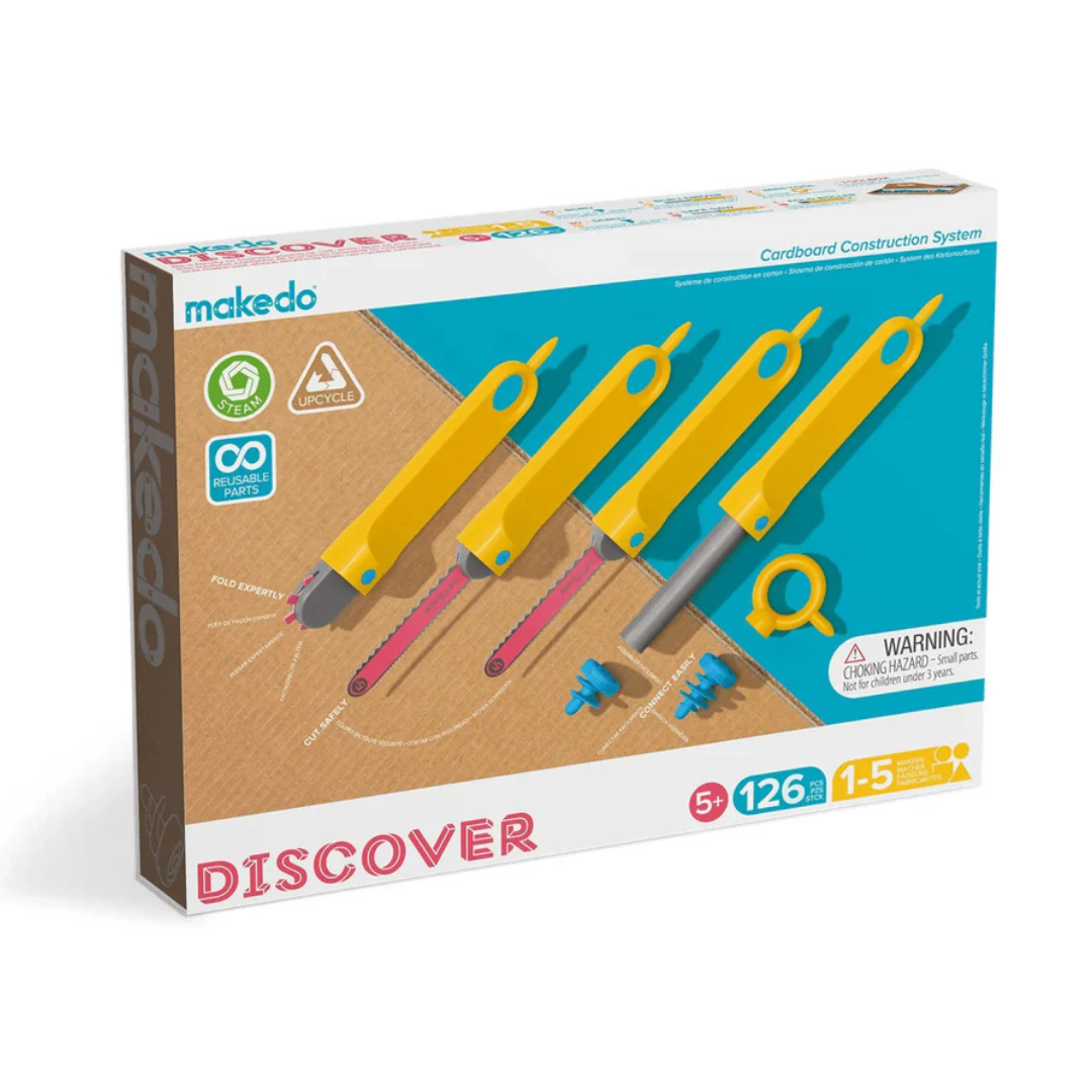 Makedo Discover Kit - Cardboard Construction Toolkit