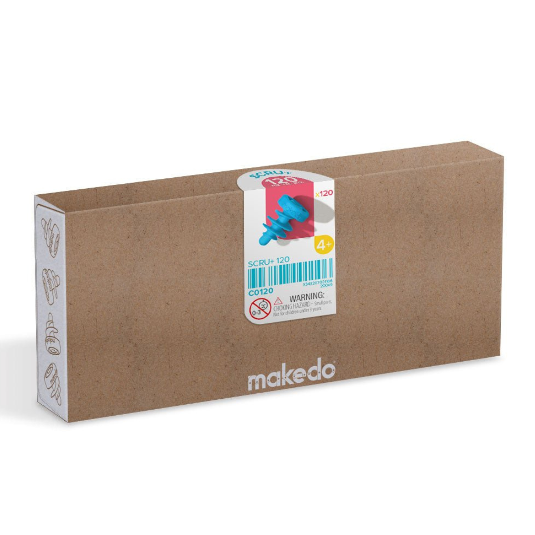 Makedo Scru Combo - Cardboard Construction Tool Pack