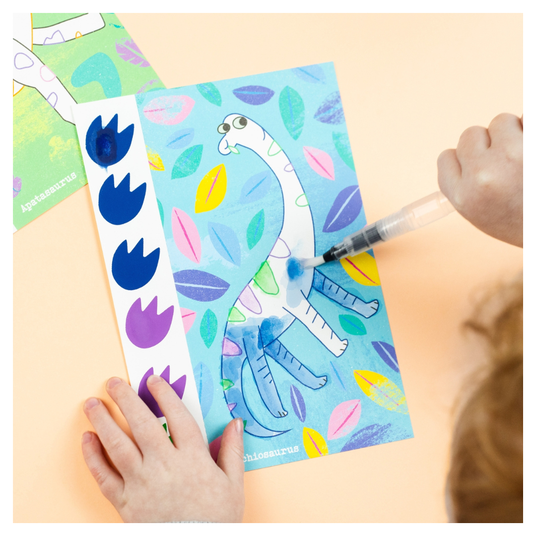 Tiger Tribe Paint a Picture Set - Dinosaurs