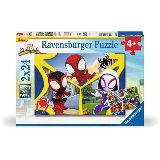 Ravensburger Marvel Spider and His Friends Puzzle 2 x 24pc